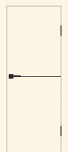 Товар Межкомнатная дверь П-19 ал. молдинг Черный Магнолия