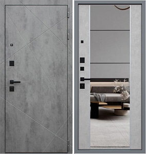 Товар Дверь Дуэт Б с зеркалом DIS006689